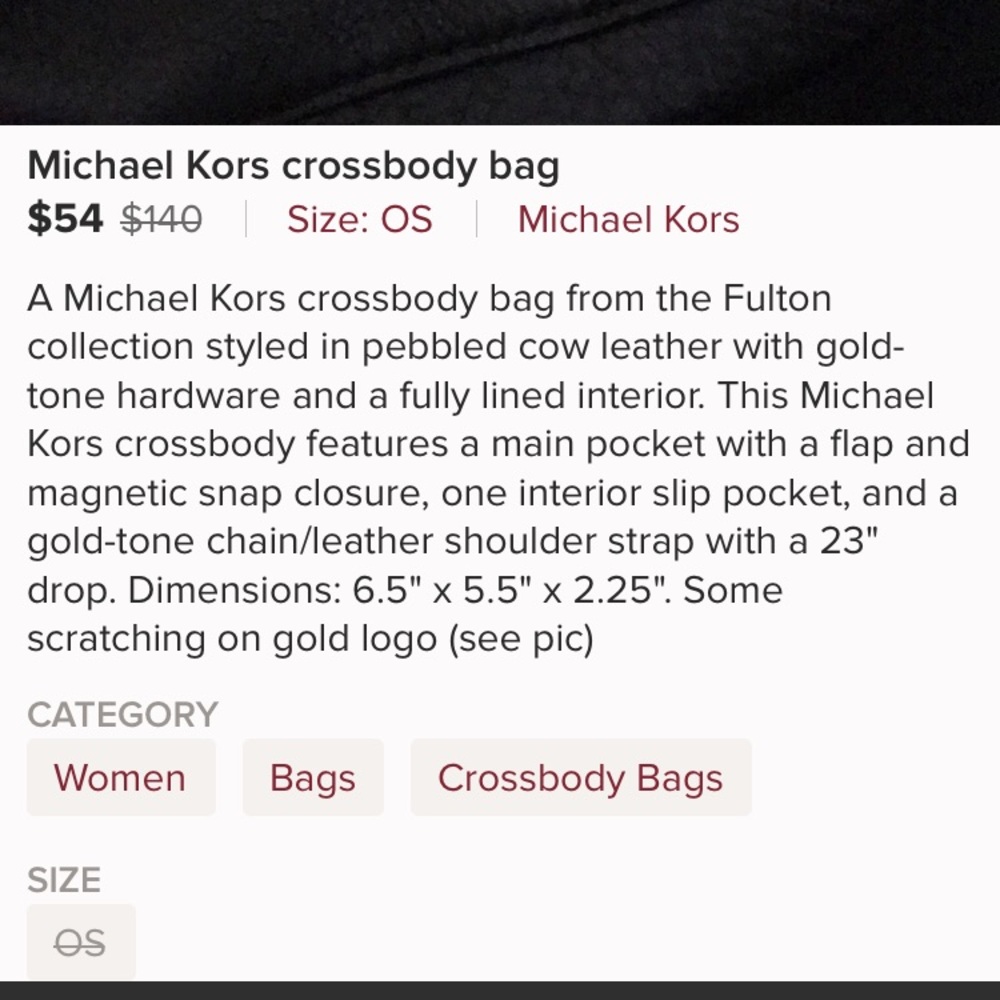 Michael Kors crossbody bag - Picture 8 of 8